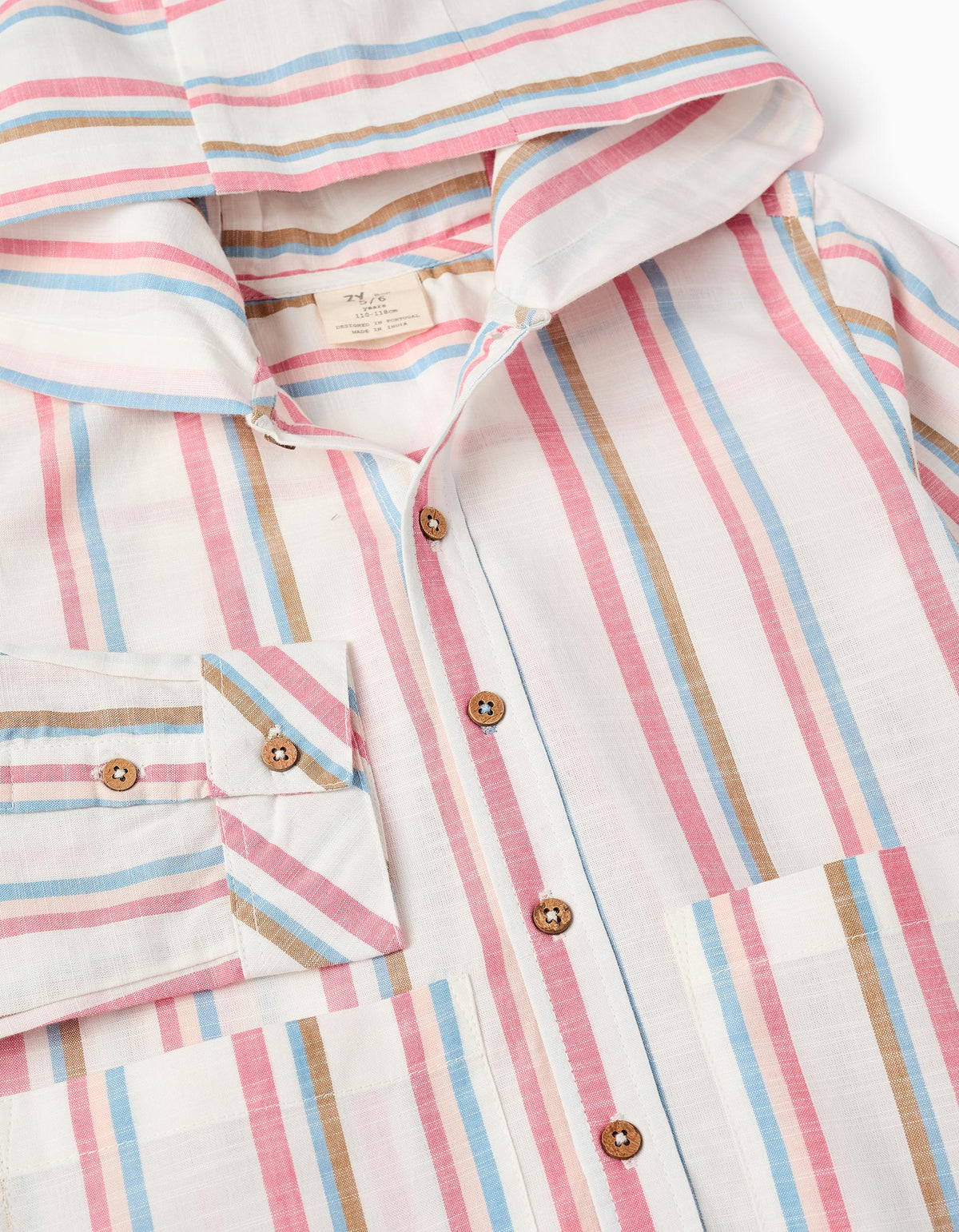 Camisa Con Capucha Sailor - Minibhu