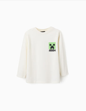 Camiseta Minecraft Licencias - Minibhu