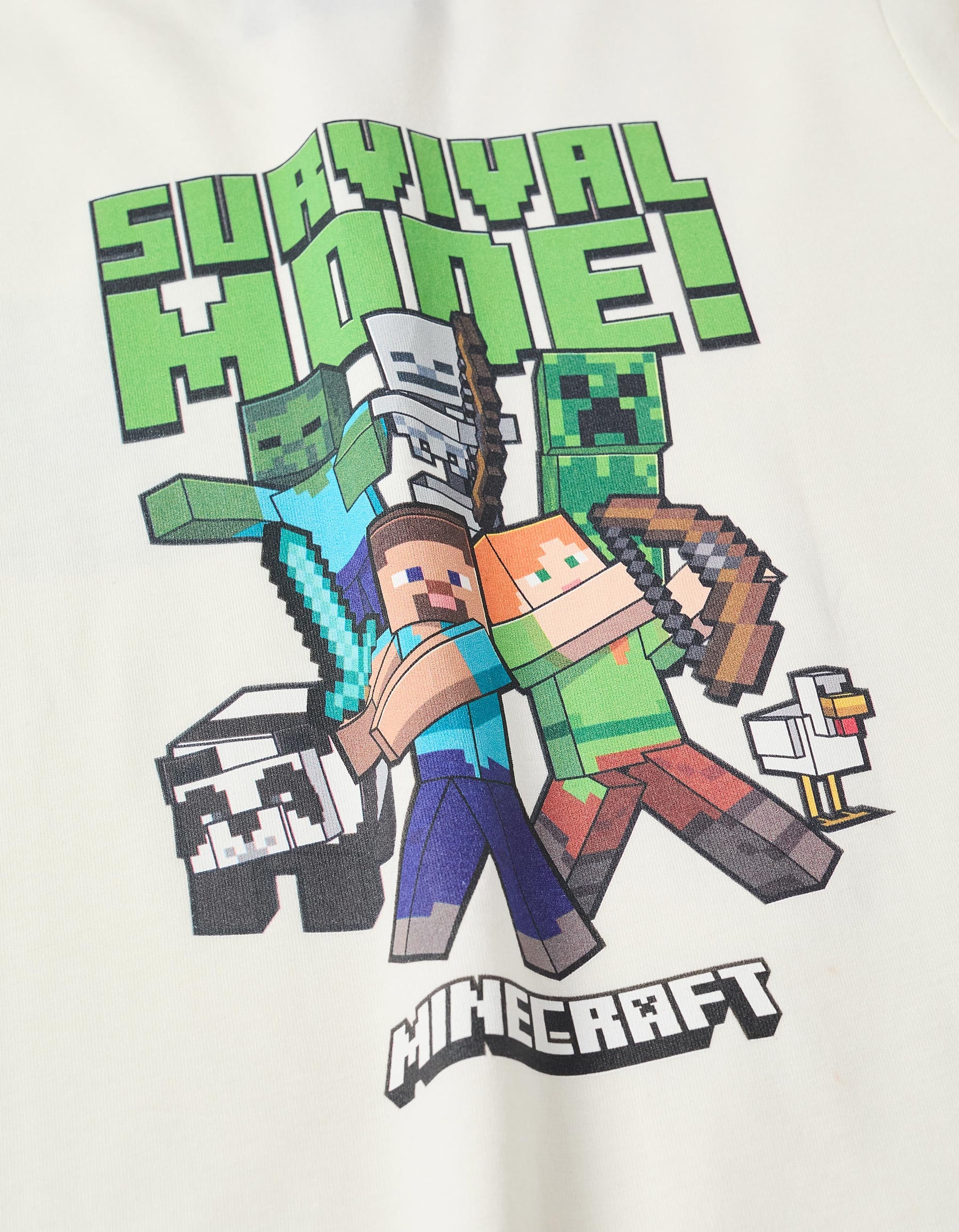 Camiseta Minecraft Licencias - Minibhu