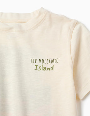 Camiseta Niño Beige