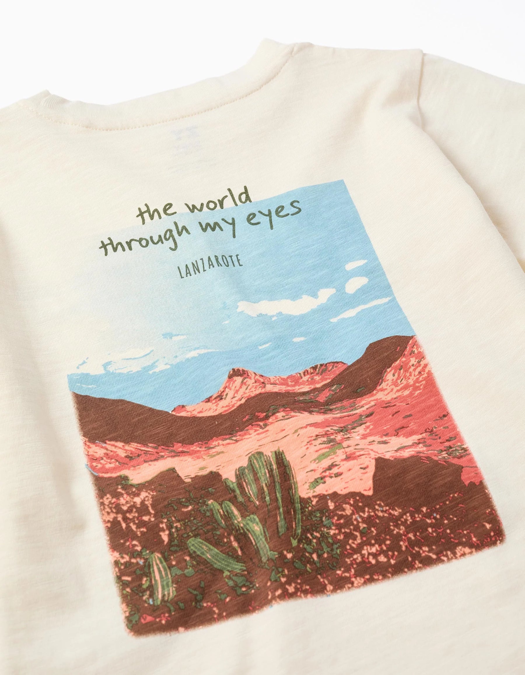 Camiseta Niño Beige