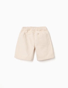 Shorts Twill Beige Summer
