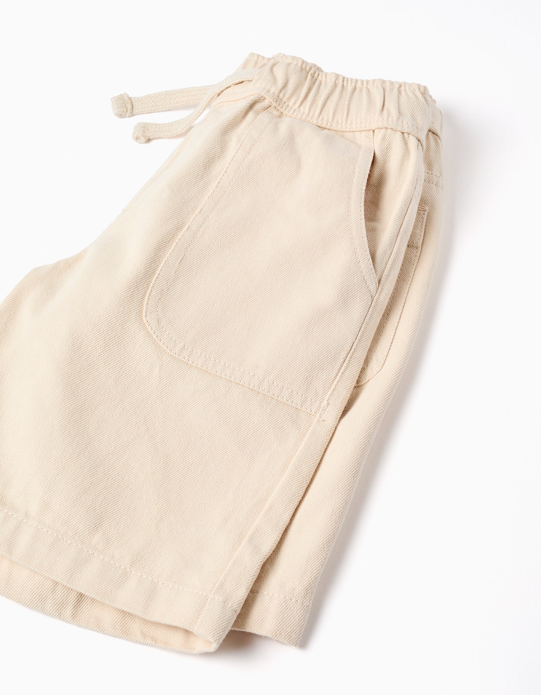 Shorts Twill Beige Summer