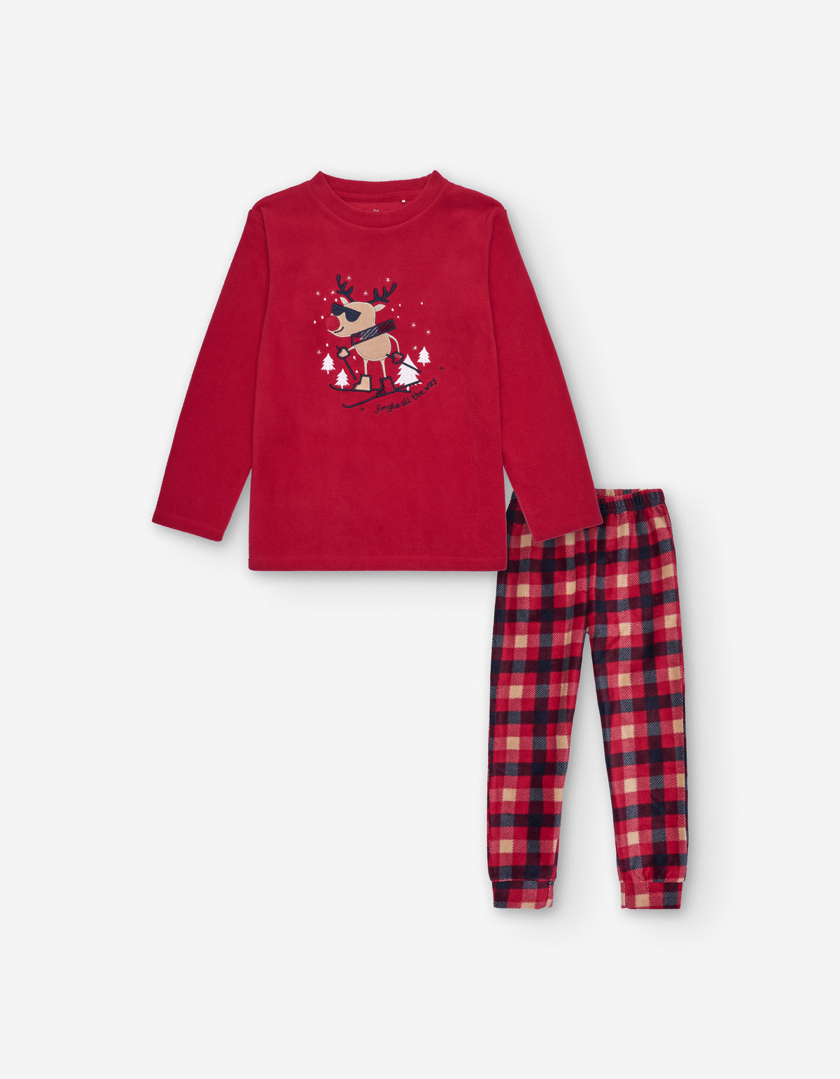 Pijama Polar Unisex Navidad
