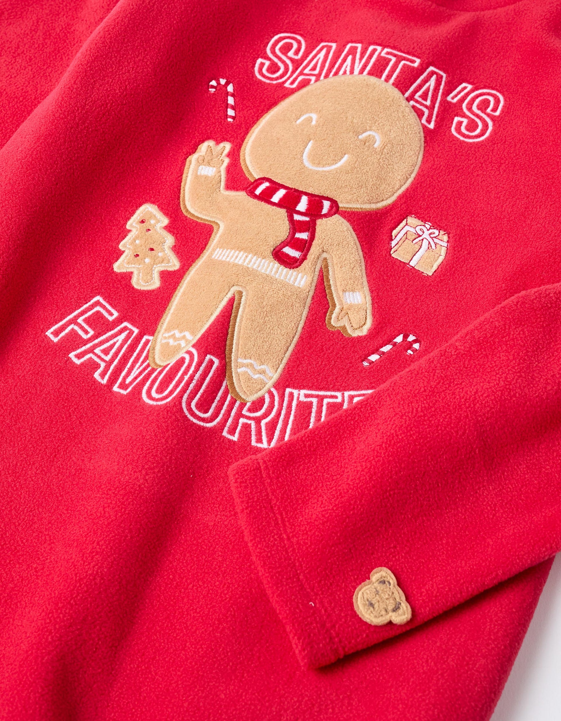 Pijama Polar Red Unisex Santa´s Cookies