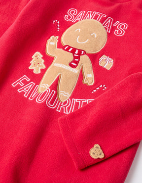 Pijama Polar Red Unisex Santa´s Cookies