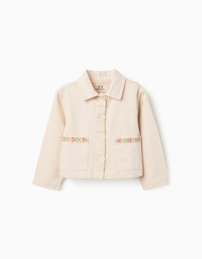 Chaqueta Twill Musgo - Minibhu