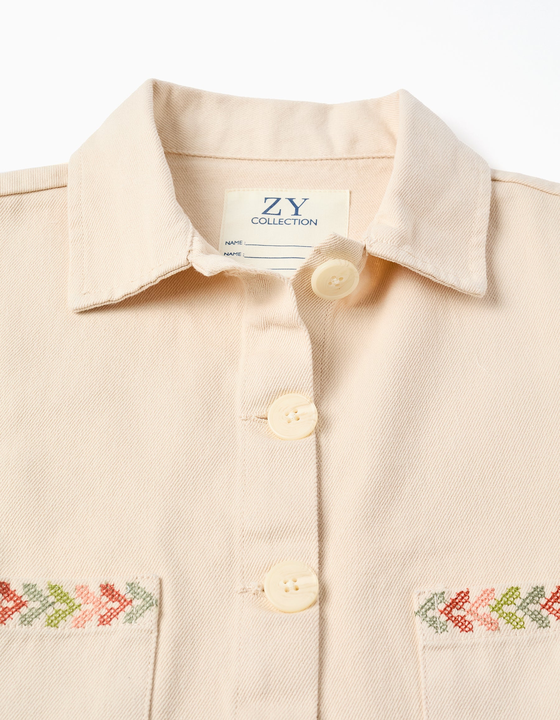 Chaqueta Twill Musgo - Minibhu