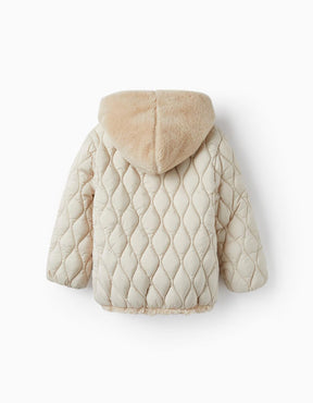 Chaqueta Puffer Light Beige Boho Girl