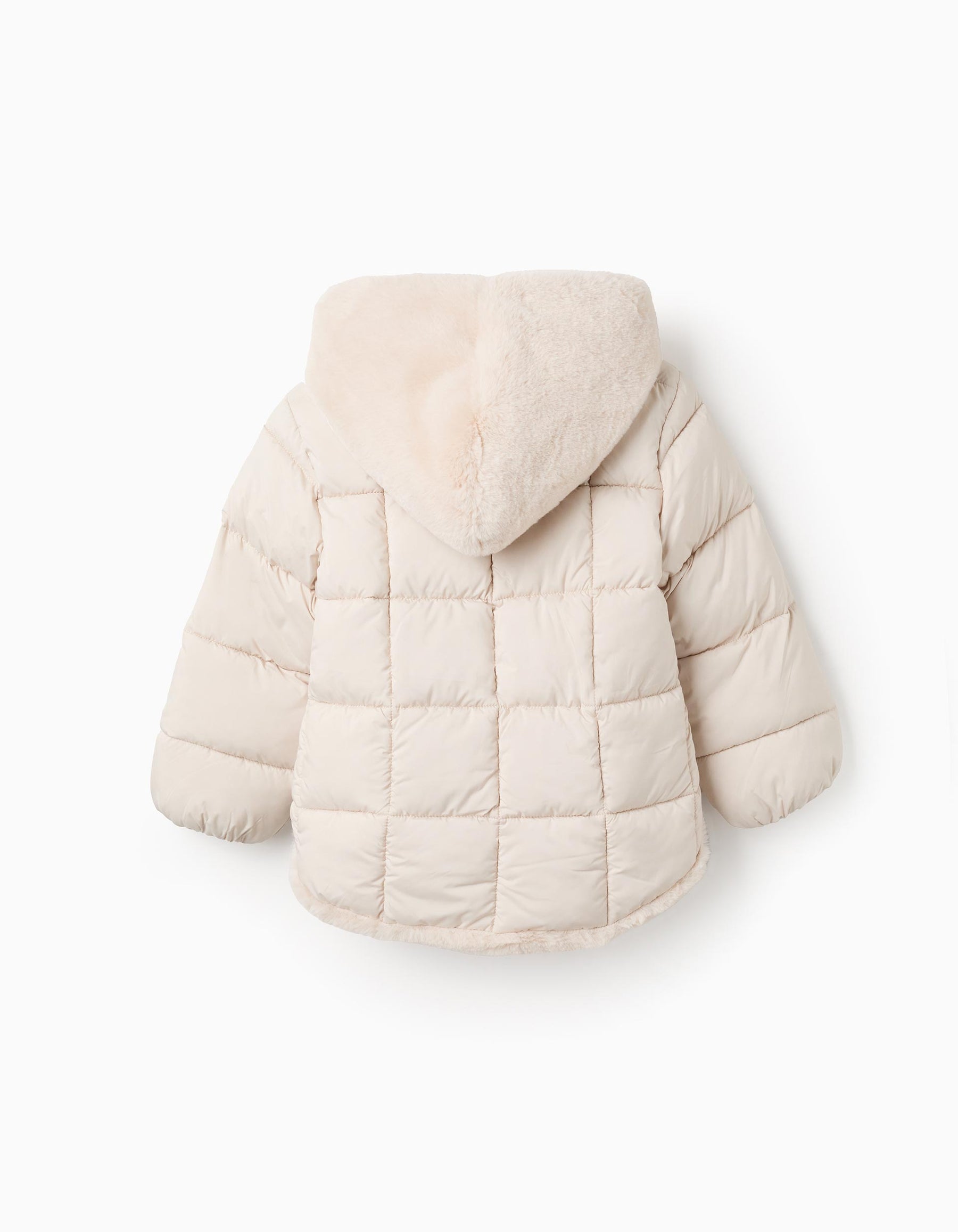 Chaqueta Puffer Beige Green Garden
