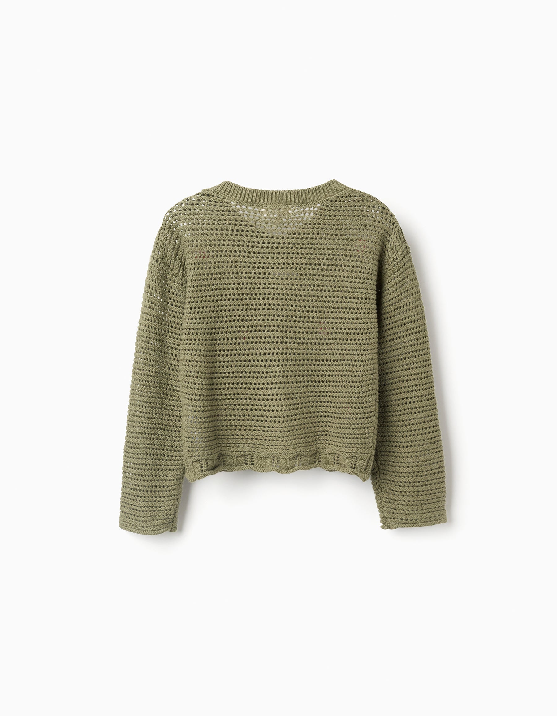 Saco Cárdigan Tejido Musgo - Minibhu