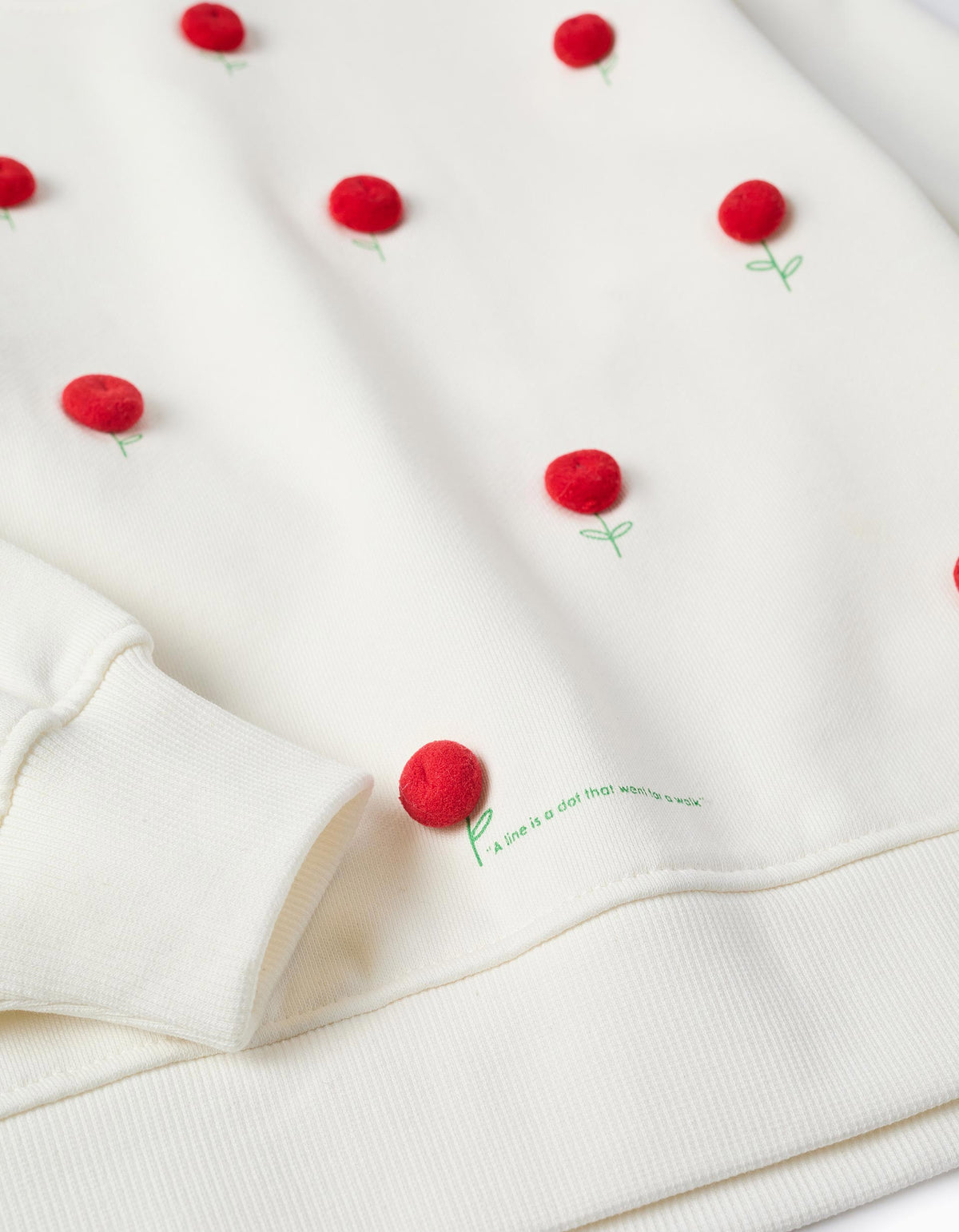 Saco Polar Puntos Strawberry Shake