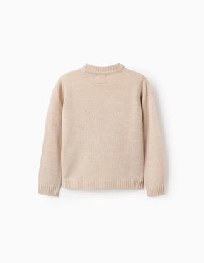 Saco Tejido Beige Santa´s Cookies