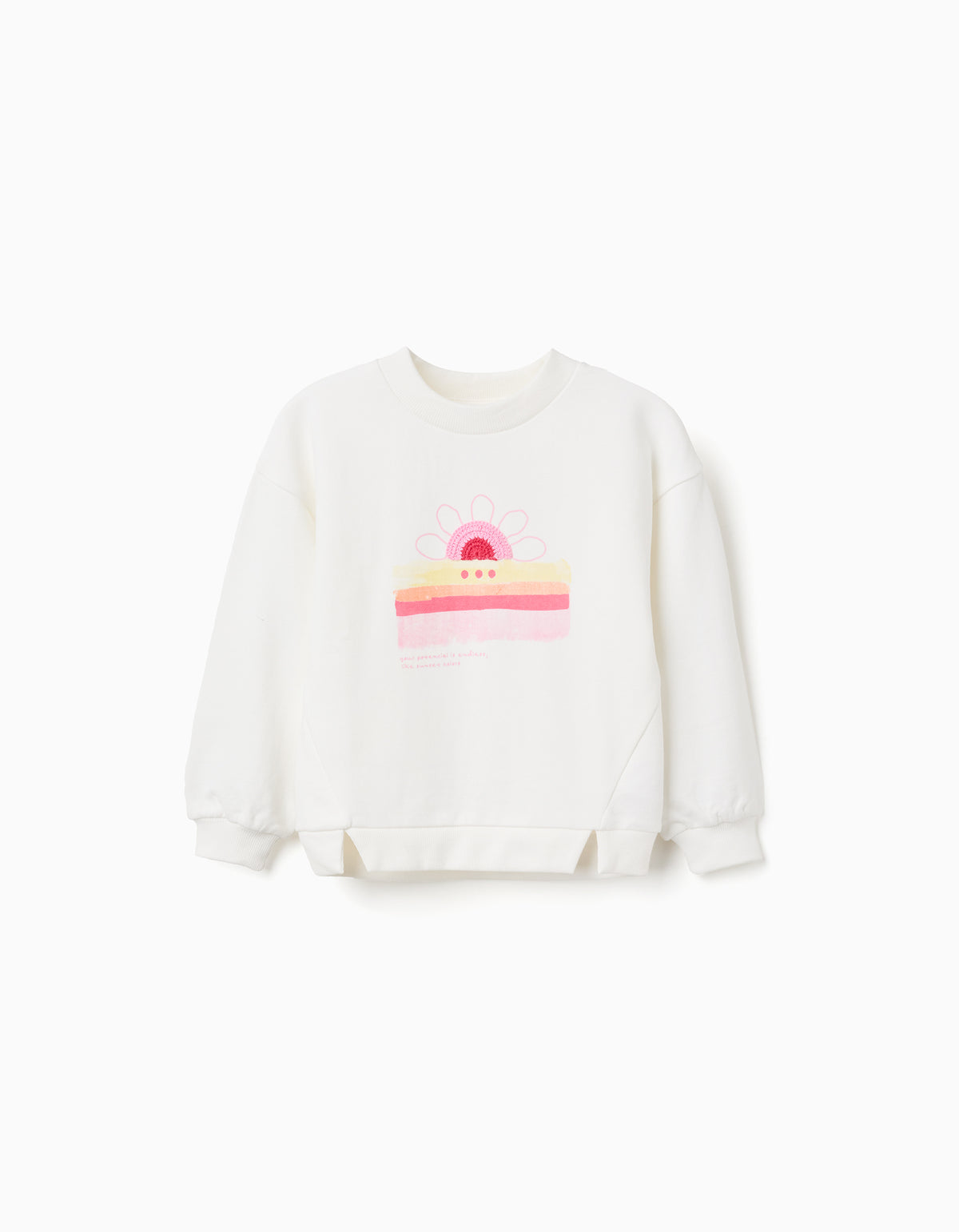 Saco Fleece Beige Back To Fun