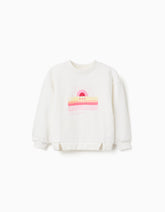 Saco Fleece Beige Back To Fun