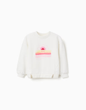 Saco Fleece Beige Back To Fun