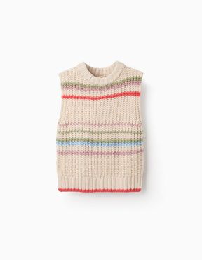 Chaleco con Rayas Green Garden