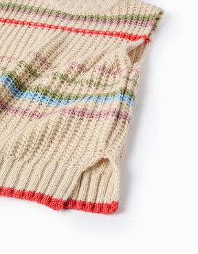 Chaleco con Rayas Green Garden