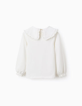 Camiseta Manga Blanca Musgo - Minibhu
