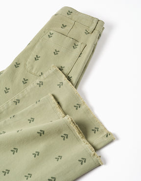 Pantalón Twill Aop Musgo - Minibhu