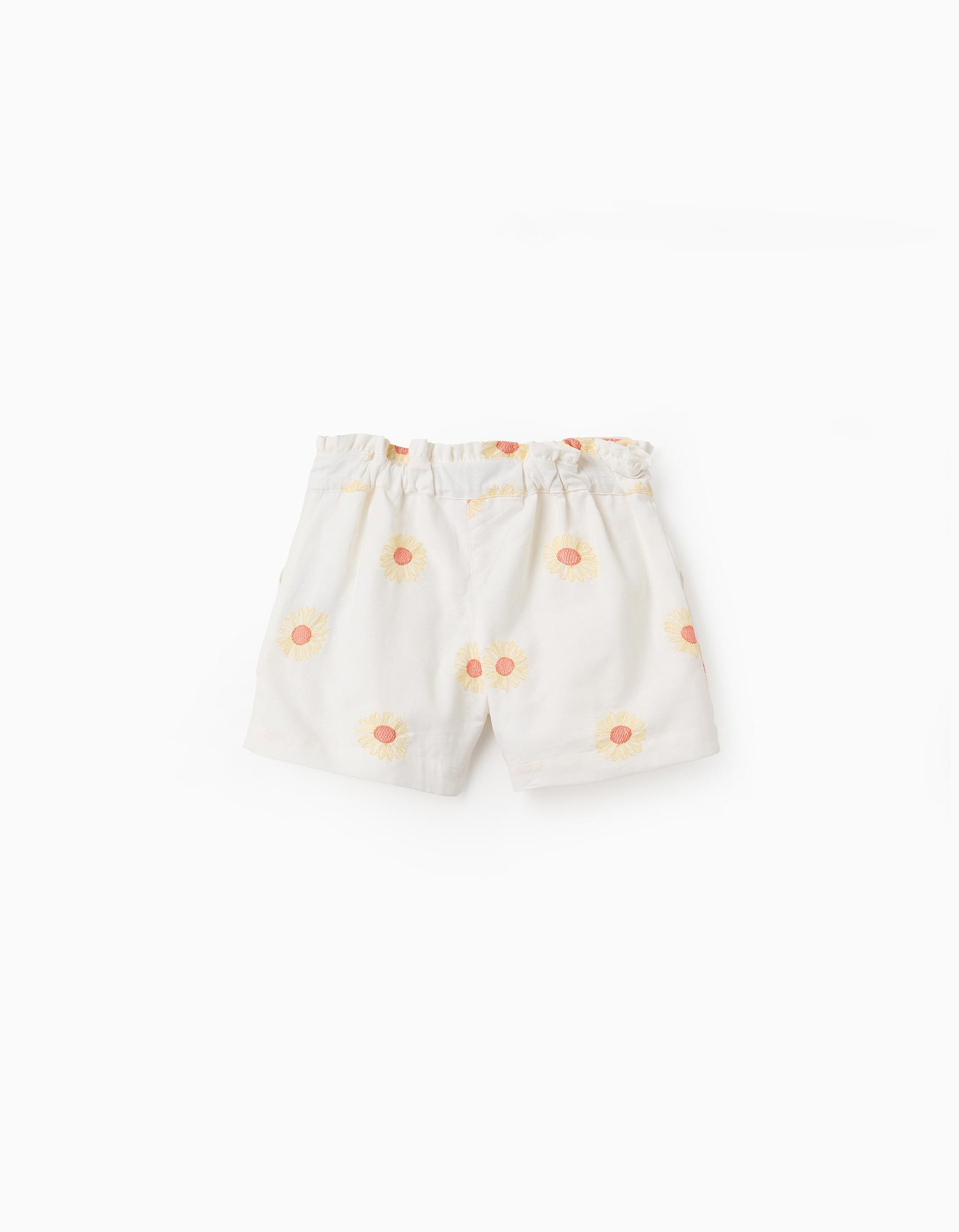 Shorts Bordado Daisies - Minibhu