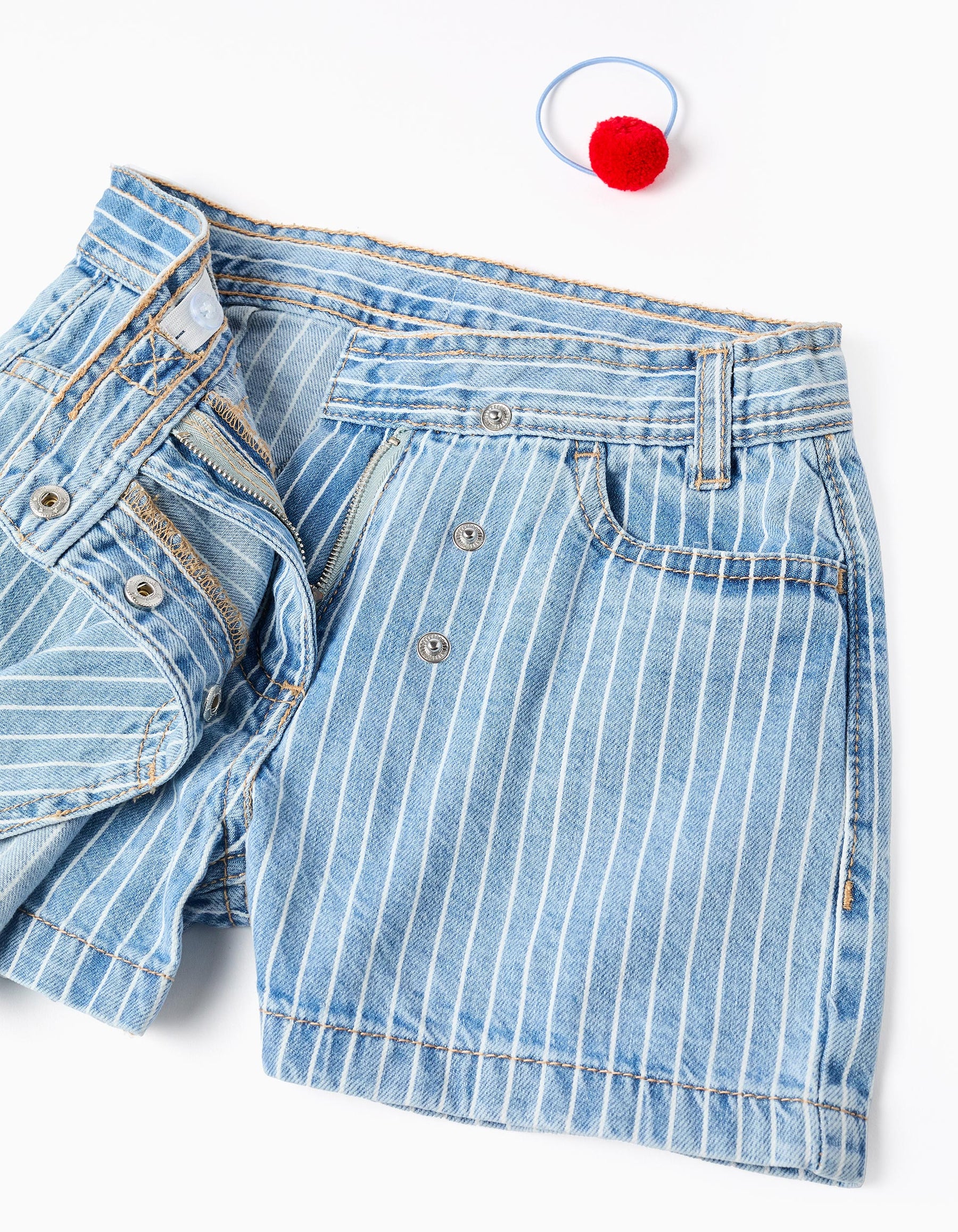 Falda Denim Strawberry Shake