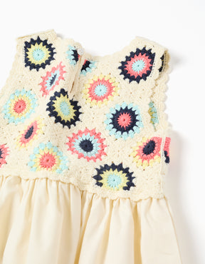 Vestido Crochet White Summer
