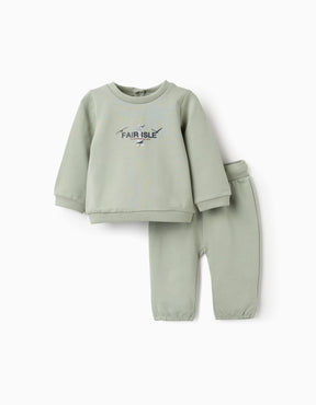 Set De Jogger Green Little Friends
