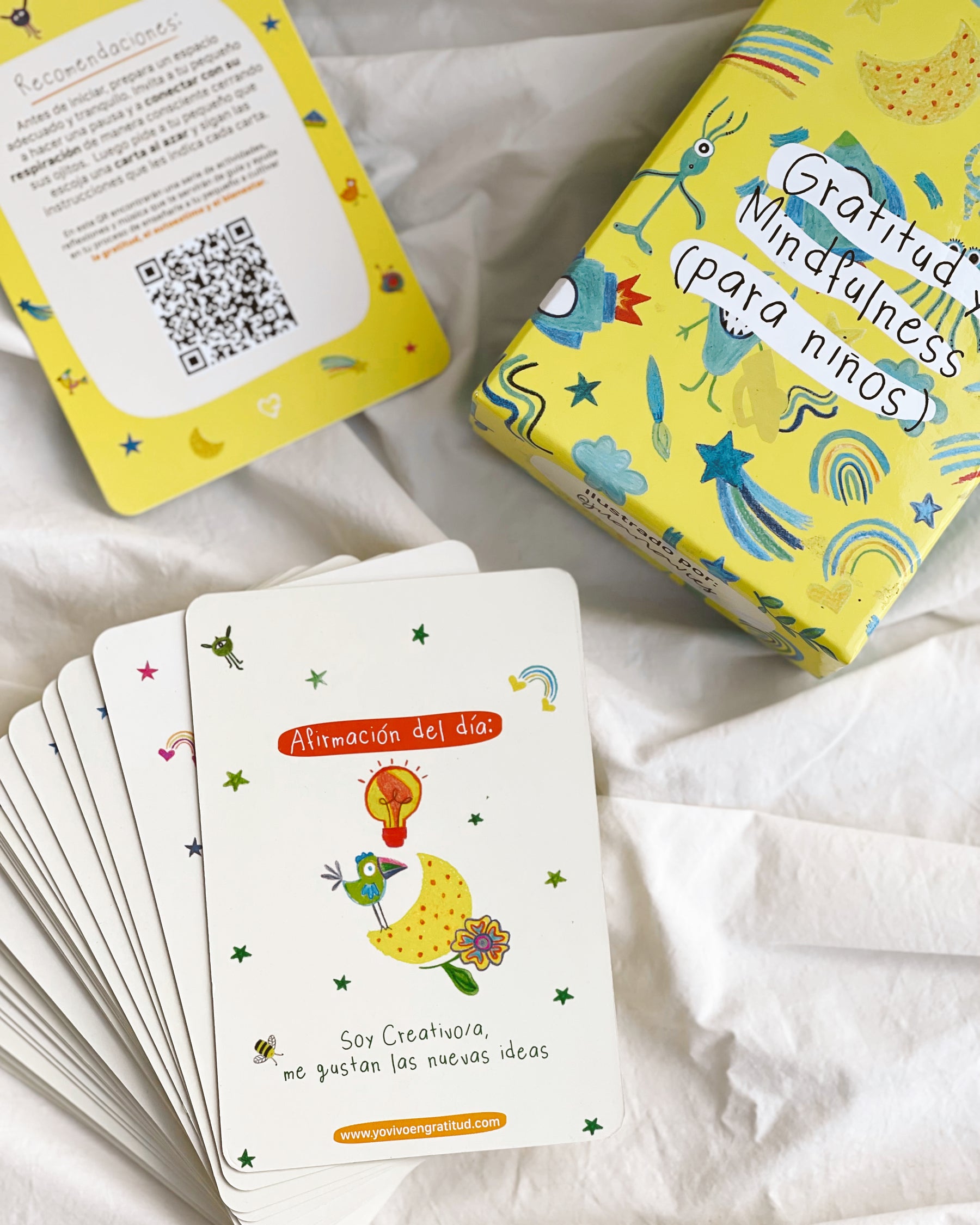 Cartas Oráculo Gratitud Niños - Minibhu