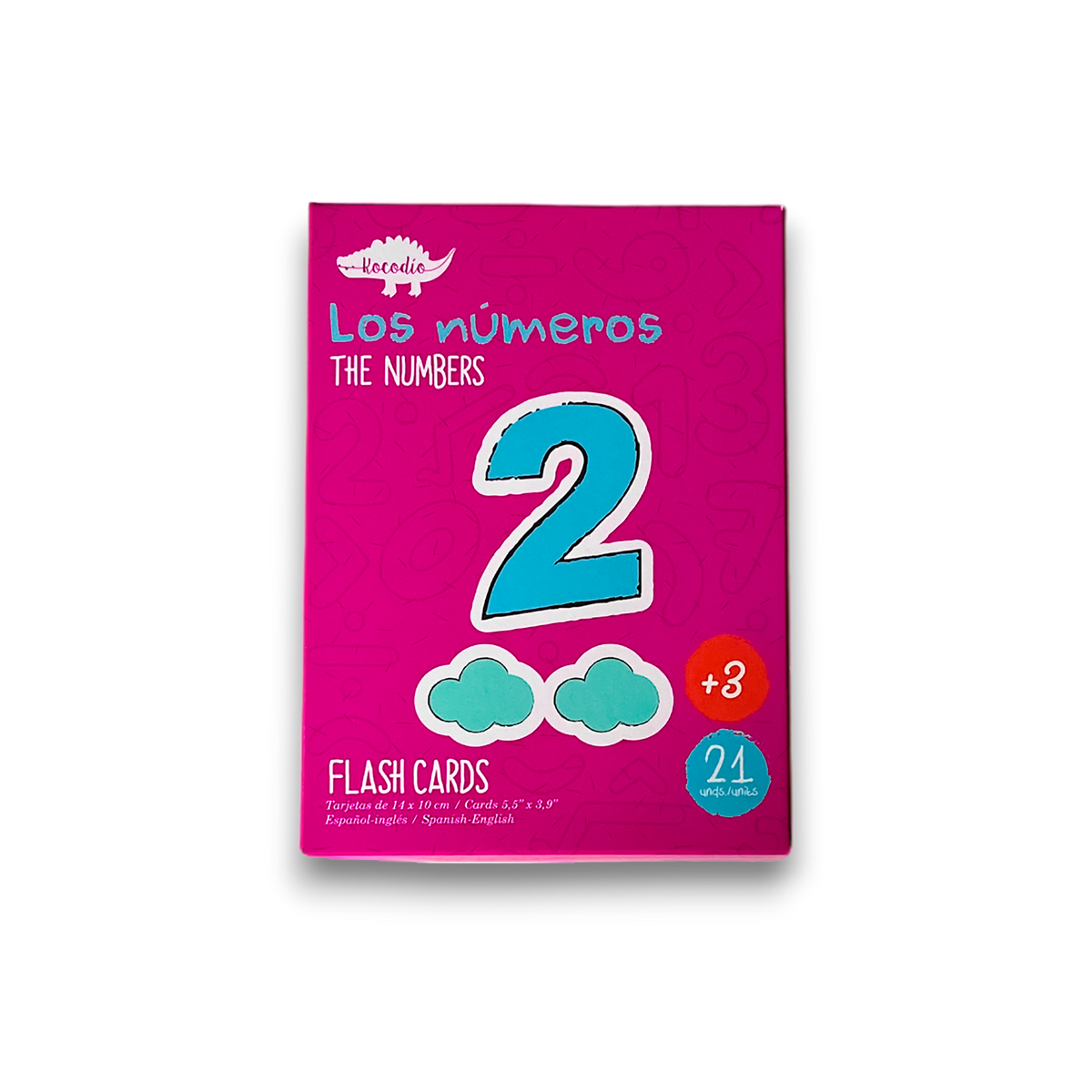 Flash Cards Los Números +3a Kocodio