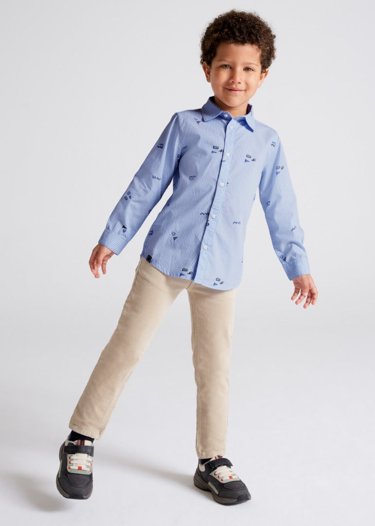 Pantalón Pana Slim Básico - Minibhu