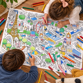 Poster Para Colorear París
