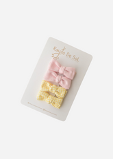 Set X4 Pinzas Moño Charlotte - Minibhu