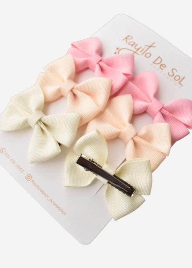 Set 3 Pares Pinzas Frida Pink