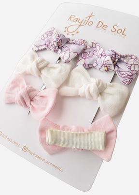 Set X3 Pares De Pinzas Milu Lila