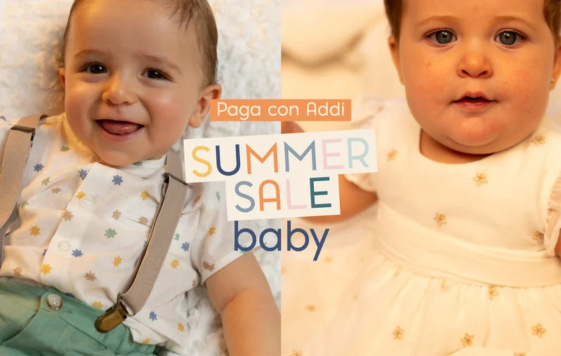 Promoción de verano ropa para bebés en Minibhú