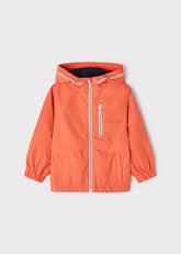 Chaqueta Cortavientos Con Capucha Tangerine Mayoral