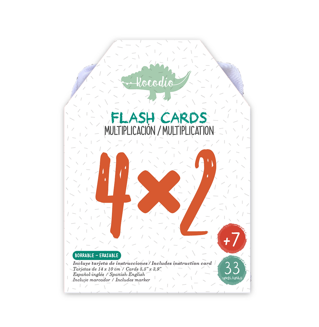 Flash Cards Multiplicación +7a