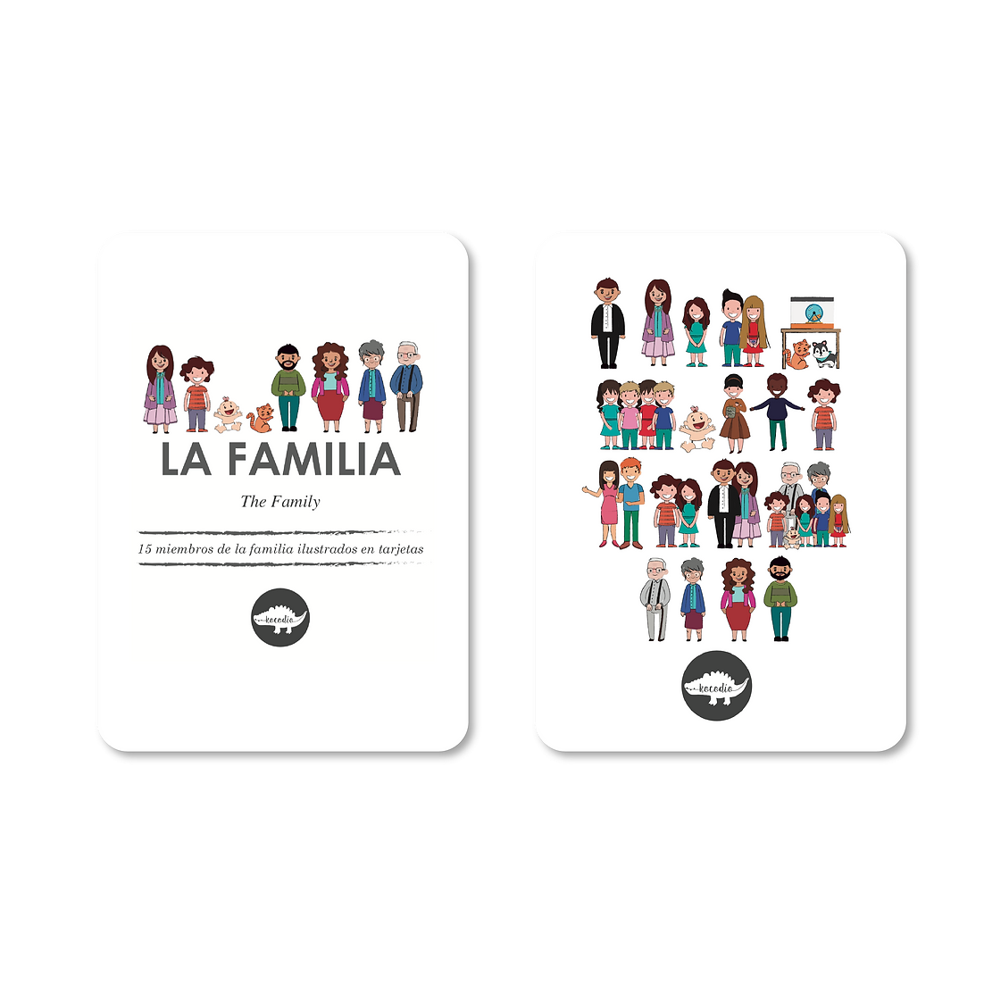 Flash Cards La Familia +2a