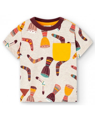 Camiseta Estampada World Adventure Boomerang Baby