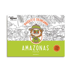 Poster para Colorear Amazonas