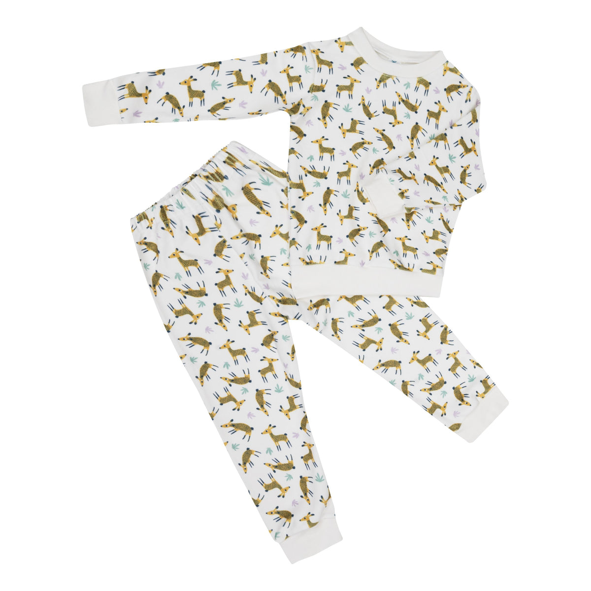 Pijama 2 Piezas Fleece Venados Unisex