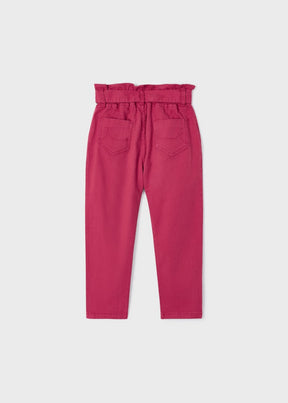 Pantalón Slouchy Peonia Con Cinturón Ecofriends Peonia